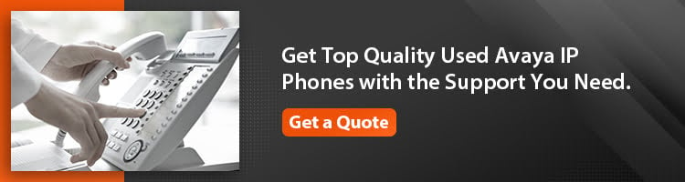 Get top quality used Avaya IP phones with the support you need