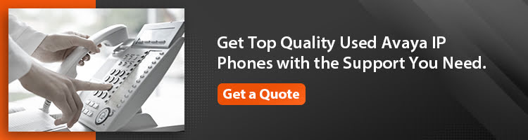 Get top quality used avaya IP phones with the support you need