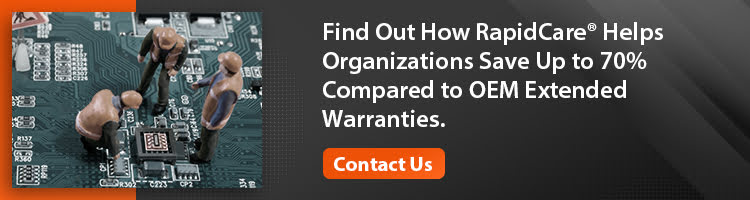 Find out how RapidCare® helps organizations save up to 70% compared to OEM extended warranties